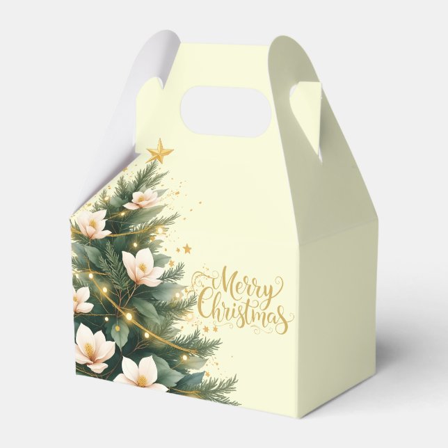 Weihnachtsbaum Gefallen Geschenkbox Geschenkschachtel (Vorderseite)