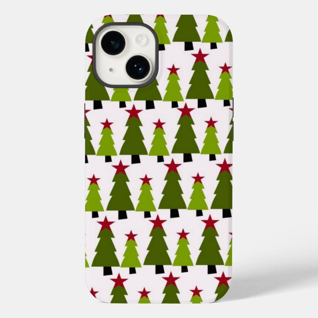 Weihnachtsbaum-Gehäuse Case-Mate iPhone Hülle (Rückseite)