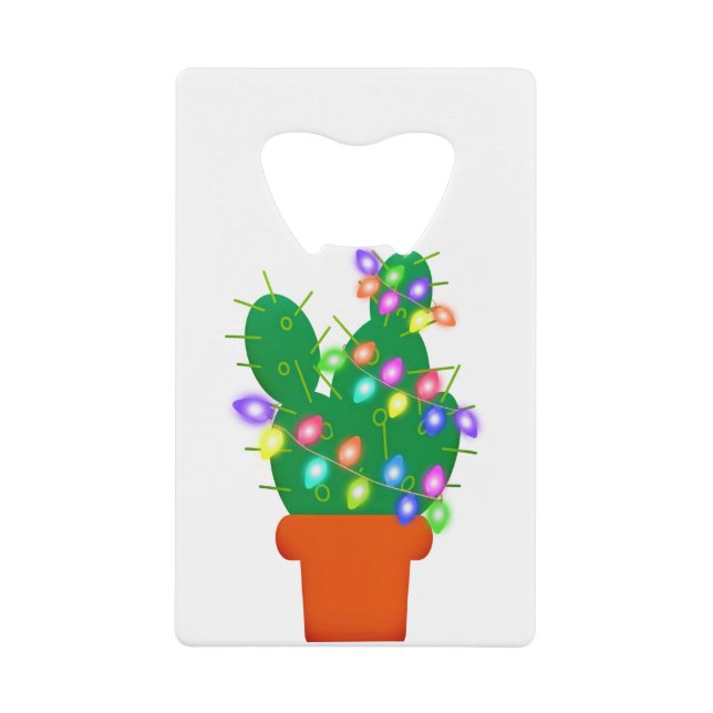 Weihnachtsbaum Geldbeutel Flaschenöffner (Vorderseite)
