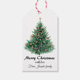 Weihnachtsbaum Geschenkanhänger