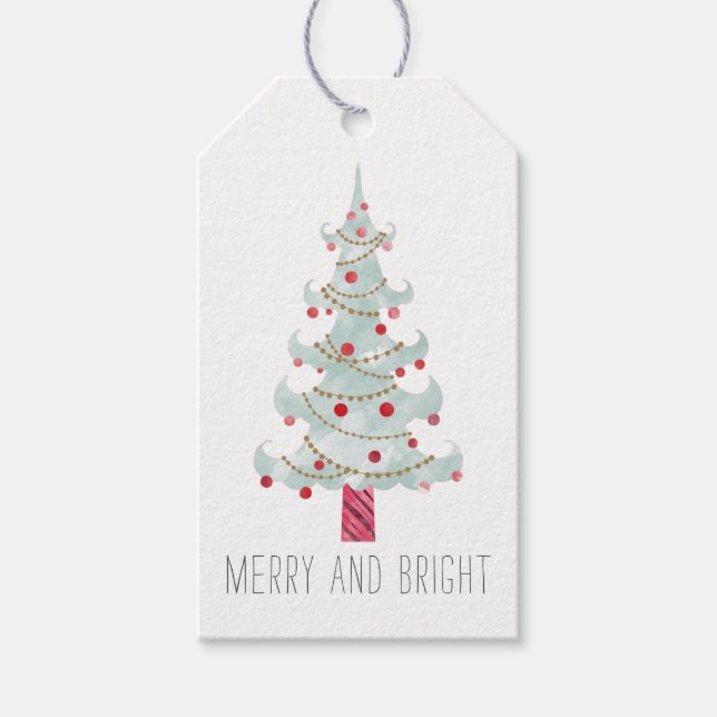 Weihnachtsbaum Geschenkanhänger (Vorderseite)