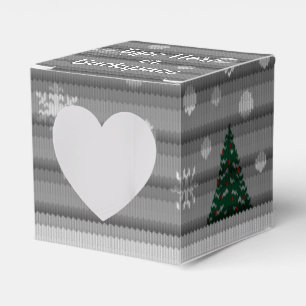 Weihnachtsbaum-Geschenkboxen Personalisierte Weihn Geschenkschachtel
