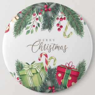 Weihnachtsbaum-Geschenke Dekoration Button