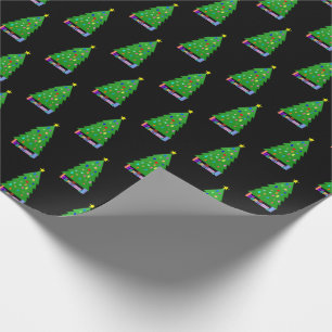 Weihnachtsbaum + Geschenke Geschenkpapier