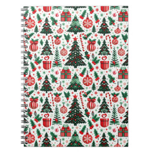 Weihnachtsbaum, Geschenke, Zuckerstange Notizblock
