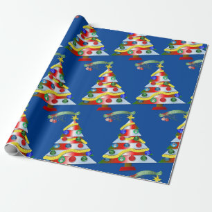 Weihnachtsbaum Geschenkpapier