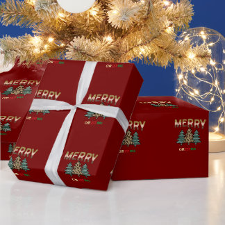 Weihnachtsbaum Geschenkpapier