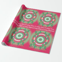 Weihnachtsbaum-Geschenkpapier