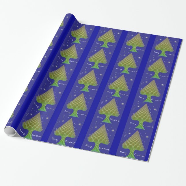 Weihnachtsbaum-Geschenkpapier Geschenkpapier (Ungerollt)