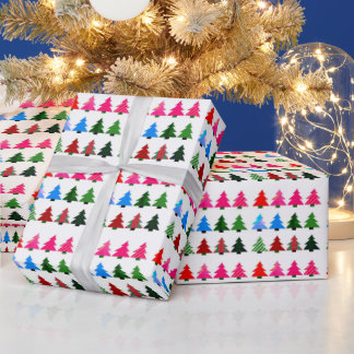 Weihnachtsbaum-Geschenkpapier Geschenkpapier