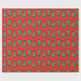 Weihnachtsbaum-Geschenkpapier Geschenkpapier