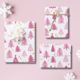 Weihnachtsbaum Geschenkpapier Set