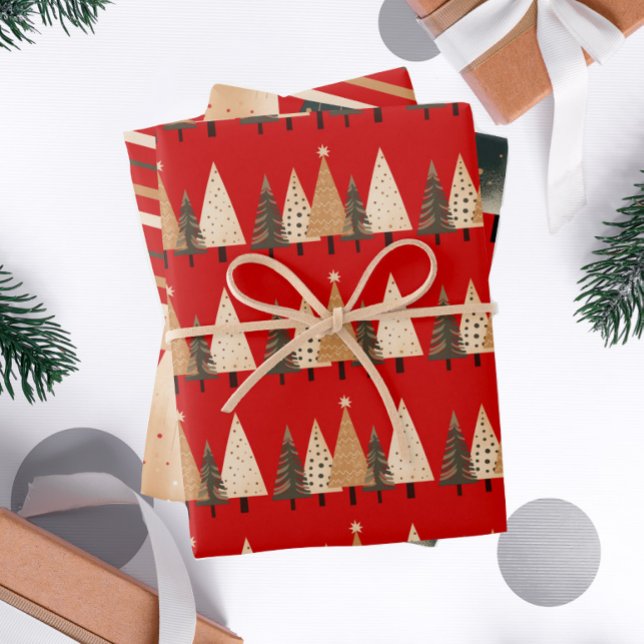 Weihnachtsbaum Geschenkpapier Set (Von Creator hochgeladen)