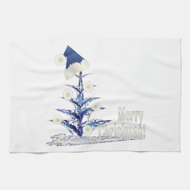 Weihnachtsbaum Geschirrtuch (Horizontal)