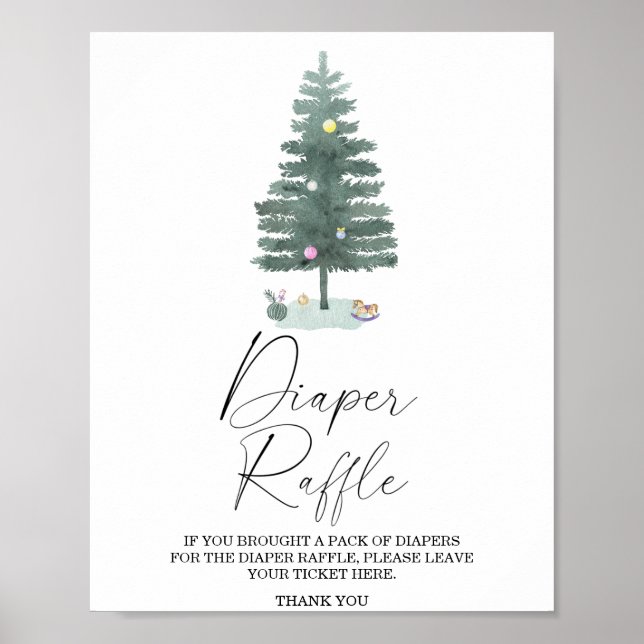 Weihnachtsbaum - Gewinnspiel Poster (Vorne)