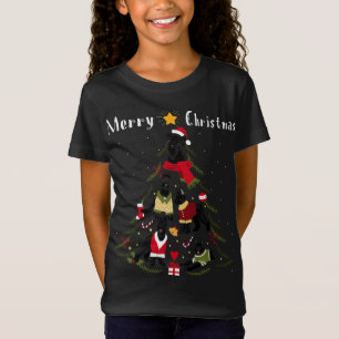 Weihnachtsbaum Giant Schnauzer Lover Xmas Dog Owne T-Shirt