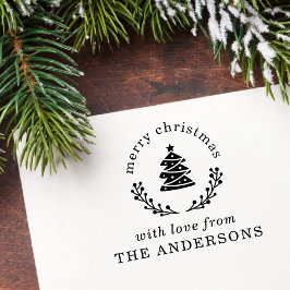 Weihnachtsbaum Globe Frohe Weihnachtsgrüße Permastempel