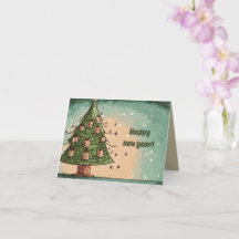 Weihnachtsbaum glücklich Neues Jahr