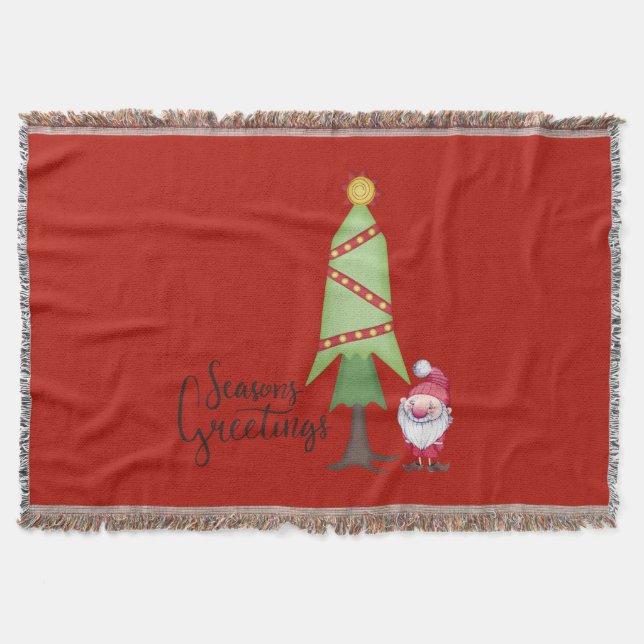 Weihnachtsbaum & Gnome Decke (Vorderseite)