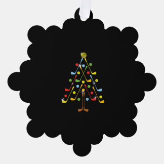Weihnachtsbaum Golf Ball Shirt Ornament Karte