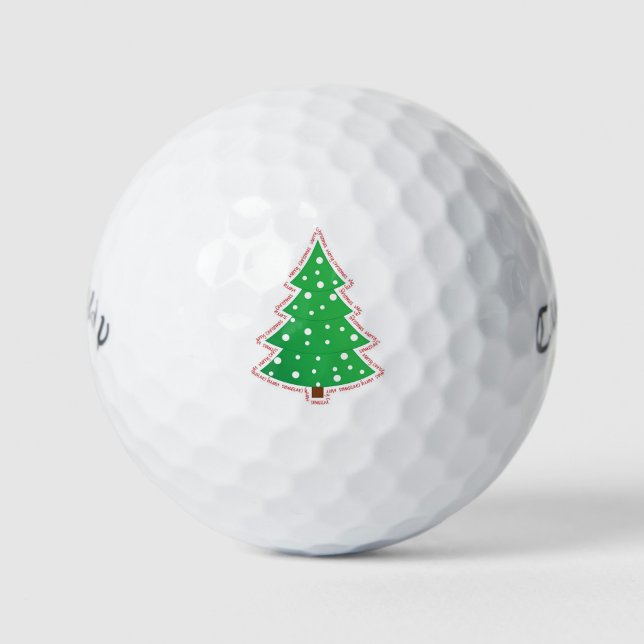 Weihnachtsbaum Golfball (“Swing into the holidays with festive flair!”)
