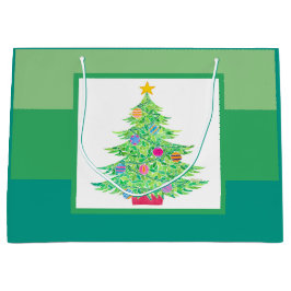 Weihnachtsbaum Große Geschenktasche Große Geschenktüte