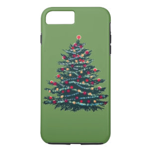 Weihnachtsbaum Grün Hintergrund Case