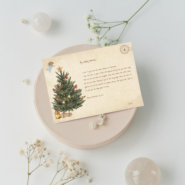 Weihnachtsbaum Grußkarte Feiertagskarte (Von Creator hochgeladen)