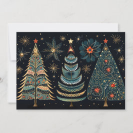 Weihnachtsbaum-Grußkarte Feiertagskarte