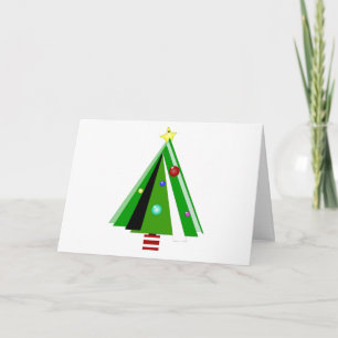 Weihnachtsbaum-Grußkarte Karte