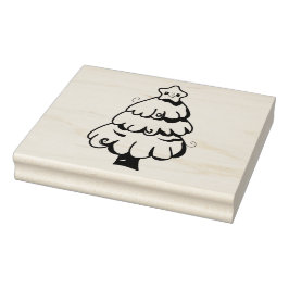 Weihnachtsbaum Gummistempel