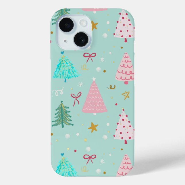 Weihnachtsbaum-Handyhülle Case-Mate iPhone Hülle (Rückseite)