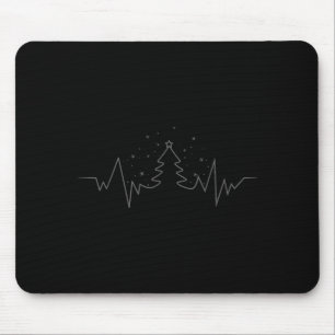Weihnachtsbaum Herzschlag Lustig Für Weihnachtslie Mousepad