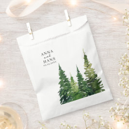 Weihnachtsbaum-Hochzeit Geschenktütchen