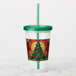 Weihnachtsbaum Holiday Acrylic Tumbler Acryltrinkbecher