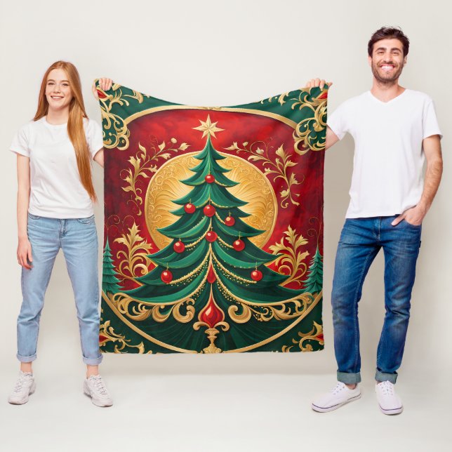 Weihnachtsbaum Holiday Fleece Blanket (Beispiel)