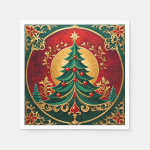 Weihnachtsbaum Holiday Napkin Serviette