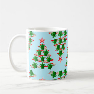 Weihnachtsbaum Holiday Sea Schildkröten auf Cool B Kaffeetasse
