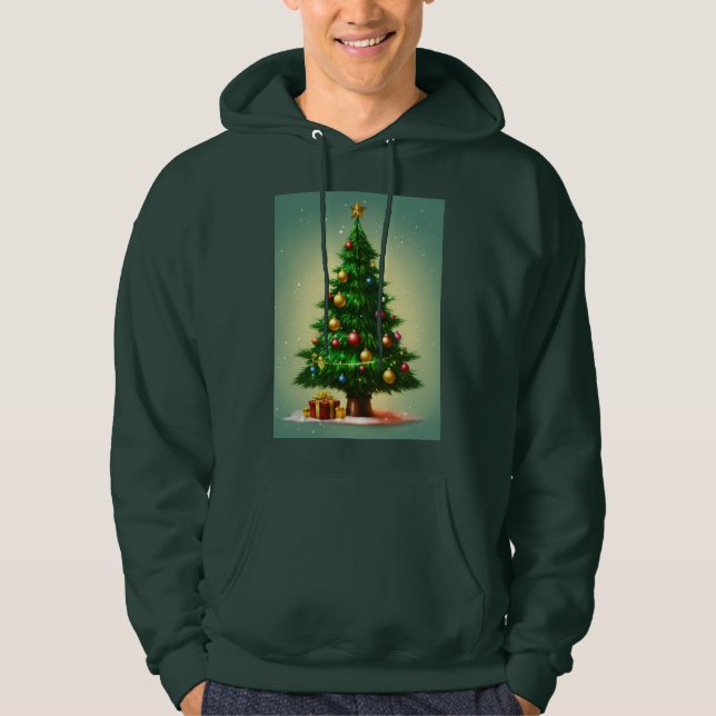 Weihnachtsbaum Hoodie (Vorderseite)