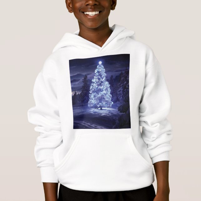 Weihnachtsbaum Hoodie (Vorderseite)