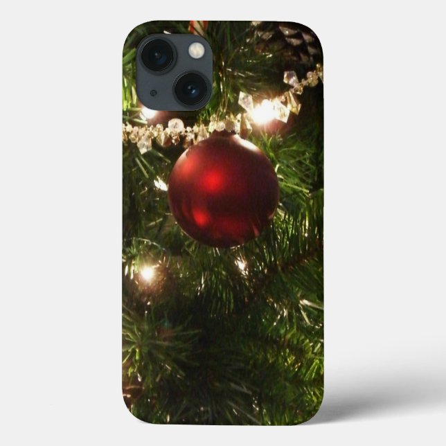 Weihnachtsbaum I Urlaub Hübsch grün und rot Case-Mate iPhone Hülle (Rückseite)