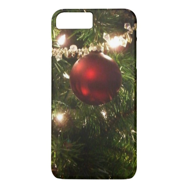 Weihnachtsbaum I Urlaub Hübsch grün und rot Case-Mate iPhone Hülle (Rückseite)