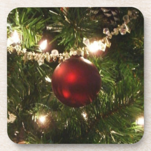 Weihnachtsbaum I Urlaub Hübsch grün und rot Untersetzer