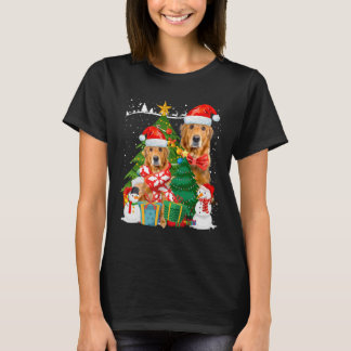 Weihnachtsbaum Idee für Frauen Weihnachten Golden T-Shirt