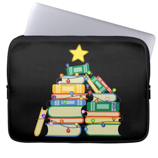 Weihnachtsbaum II Laptopschutzhülle (Vorderseite)