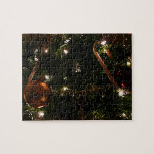 Weihnachtsbaum III Festliche Szene Puzzle