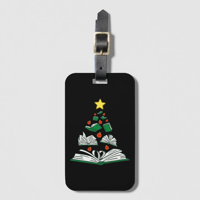 Weihnachtsbaum III Gepäckanhänger (Vorderseite Vertikal)