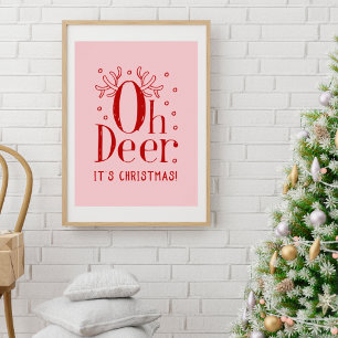 Weihnachtsbaum-Illustrationspopster Poster