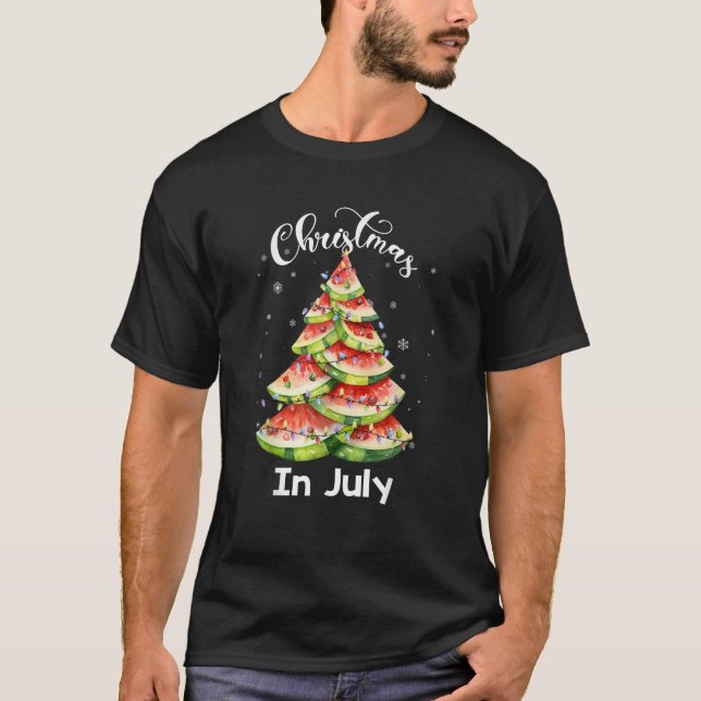 Weihnachtsbaum im Juli im Sommer T-Shirt (Vorderseite)
