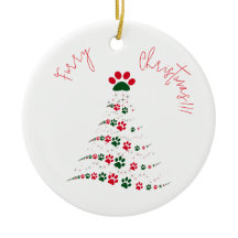 Weihnachtsbaum in Rot und Grün | Weihnachten